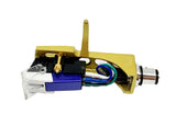 Gold Headshell, Blue mount cartridge, needle, stylus