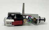 Silver Headshell, Red mount cartridge, needle, stylus