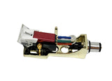 Gold Chrome Headshell, Red mount cartridge, needle, stylus