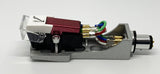 Silver Headshell, Red mount cartridge, needle, stylus