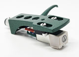 AT-3600 AUDIO TECHNICA CARTRIDGE MOUNTED ON HIGH QUALITY HS-FORESTGREEN