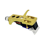 Gold Headshell, Blue mount cartridge, needle, stylus