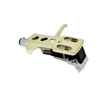 Gold Chrome Headshell, Chrome mount cartridge, needle, stylus