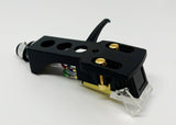 Headshell, Gold mount cartridge, needle, stylus