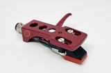 Red Headshell, MG09 mount cartridge, needle, stylus