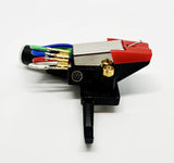 3B HEADSHELL, BLUE MOUNT MG09 CARTRIDGE, NEEDLE, STYLUS AND GOLD SCREWS
