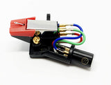 3B HEADSHELL, BLUE MOUNT MG09 CARTRIDGE, NEEDLE, STYLUS AND GOLD SCREWS