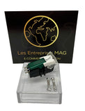FOREST GREEN M7 HIGH QUALITY STEREO MOVING MAGNETIC CARTRIDGE WITH M7 STYLUS
