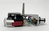 HS-SS HEADSHELL, RED MOUNT CARTRIDGE, NEEDLE, STYLUS