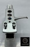 SILVER HEADSHELL, CHROME MOUNT M7SUB CARTRIDGE, NEEDLE, STYLUS