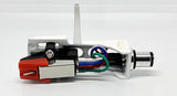 WHITE HEADSHELL, BLUE MOUNT MG09 CARTRIDGE, NEEDLE, STYLUS