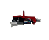 RED HEADSHELL, CHROME MOUNT M7SUB CARTRIDGE, NEEDLE, STYLUS