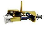 Gold Headshell, M7 Gold mount cartridge, needle, stylus