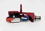 Red Headshell, MG09 mount cartridge, needle, stylus