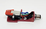 Red Headshell, MG09 mount cartridge, needle, stylus
